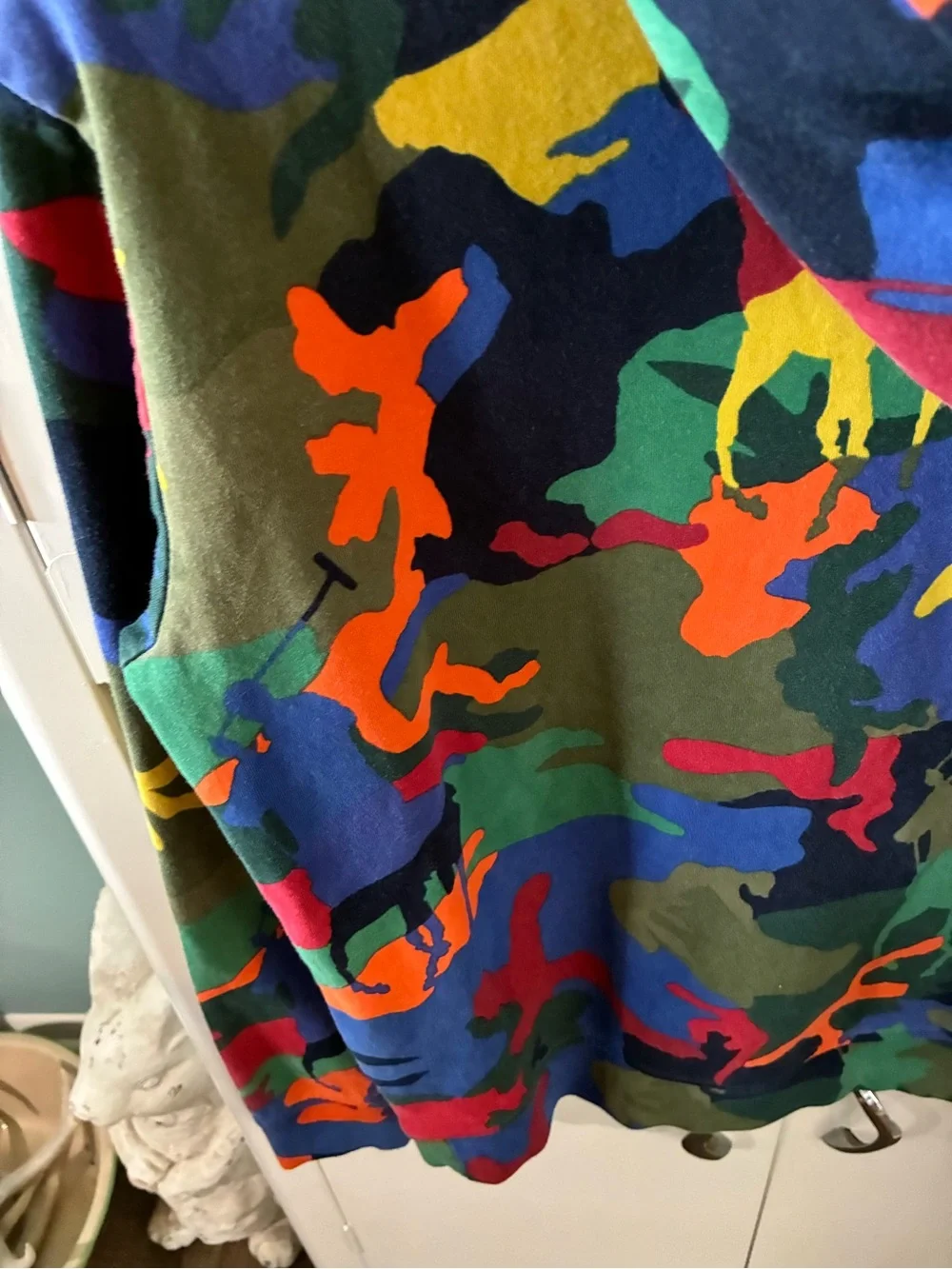 Polo Ralph Lauren Polo Player Camo Hoodie sz S euc